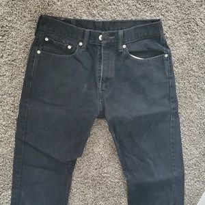 Men's Levis 514 Denim Jean (Black) 31x32